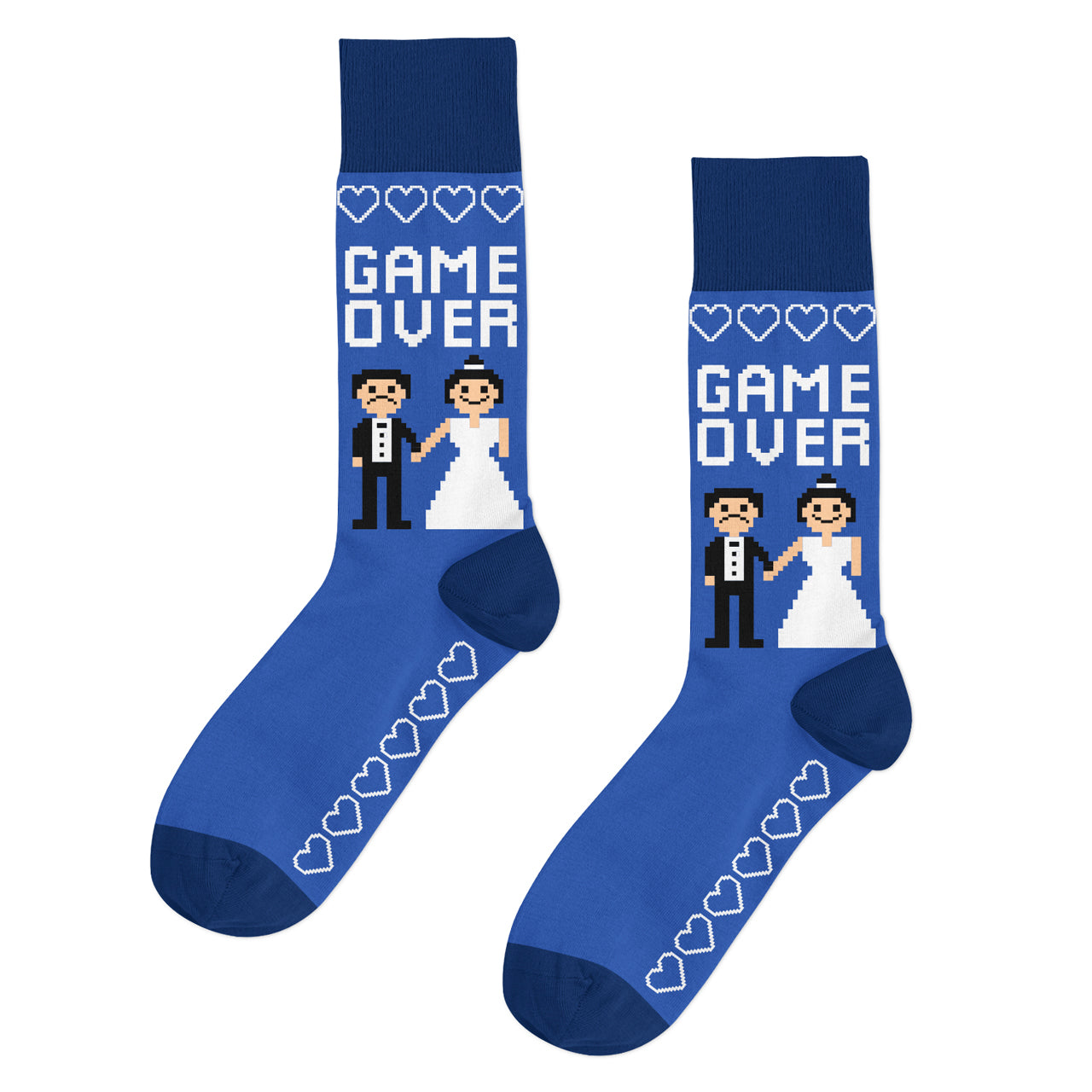 Calcetines Casados Boda Game Over