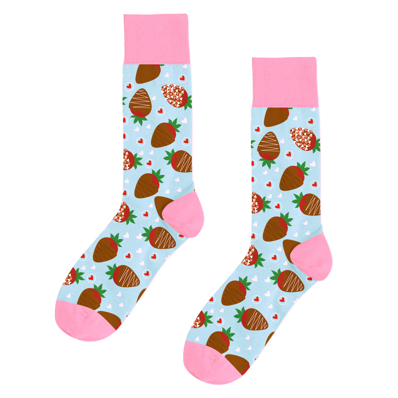 Calcetines Fresas Con Chocolate