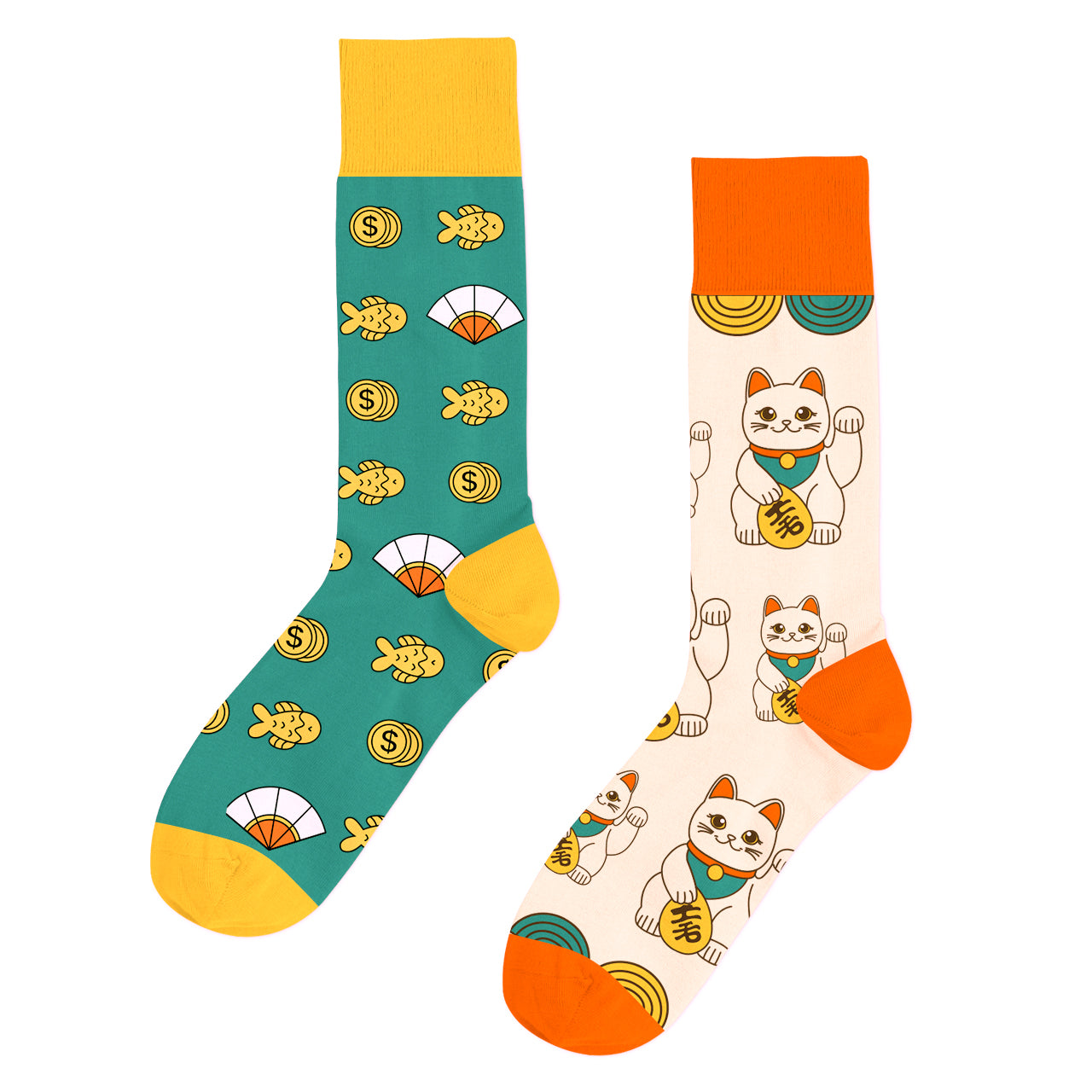 Calcetines Gato De La Fortuna Maneki Neko