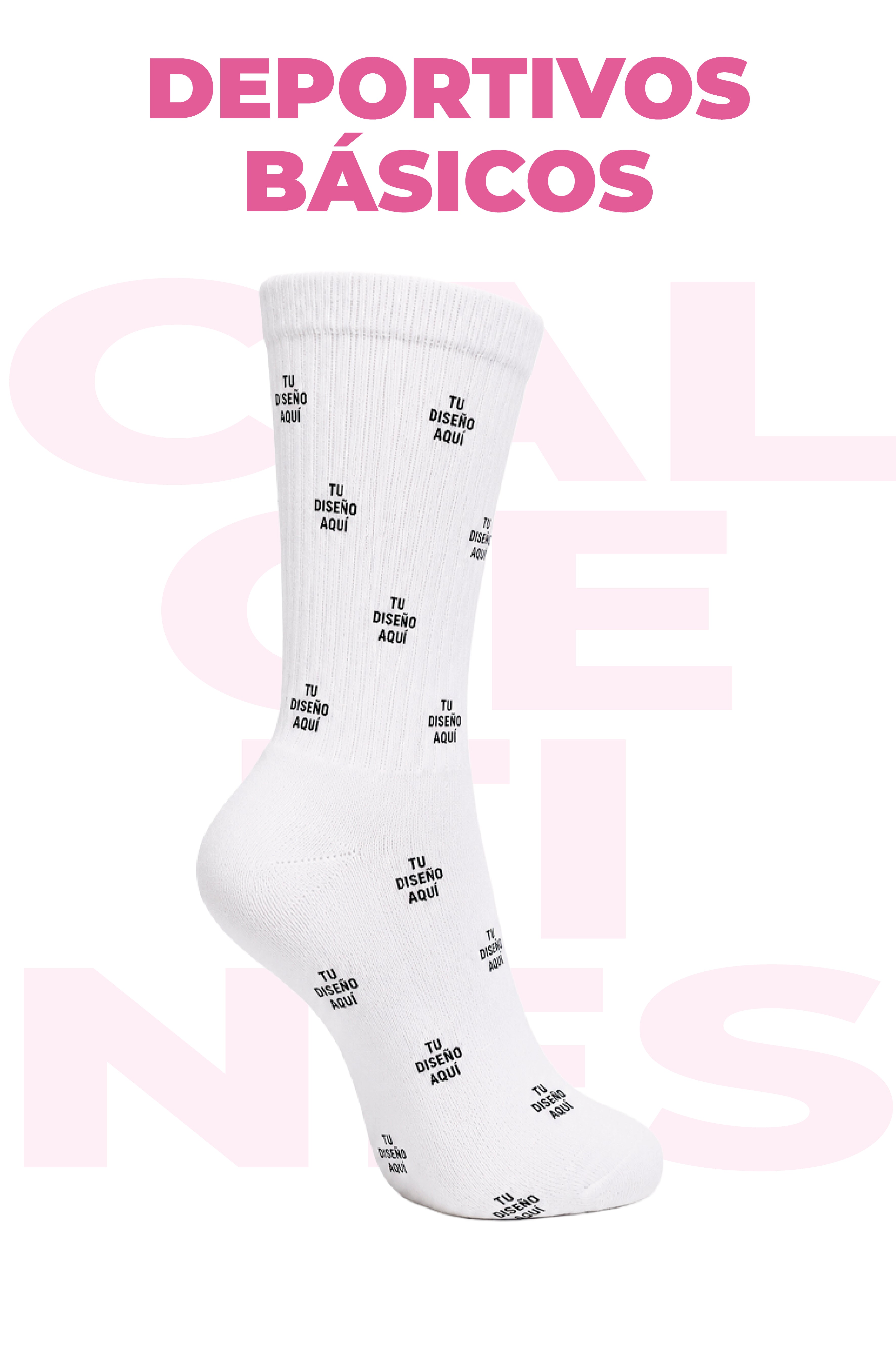 Calcetines Deportivos Básicos Personalizados
