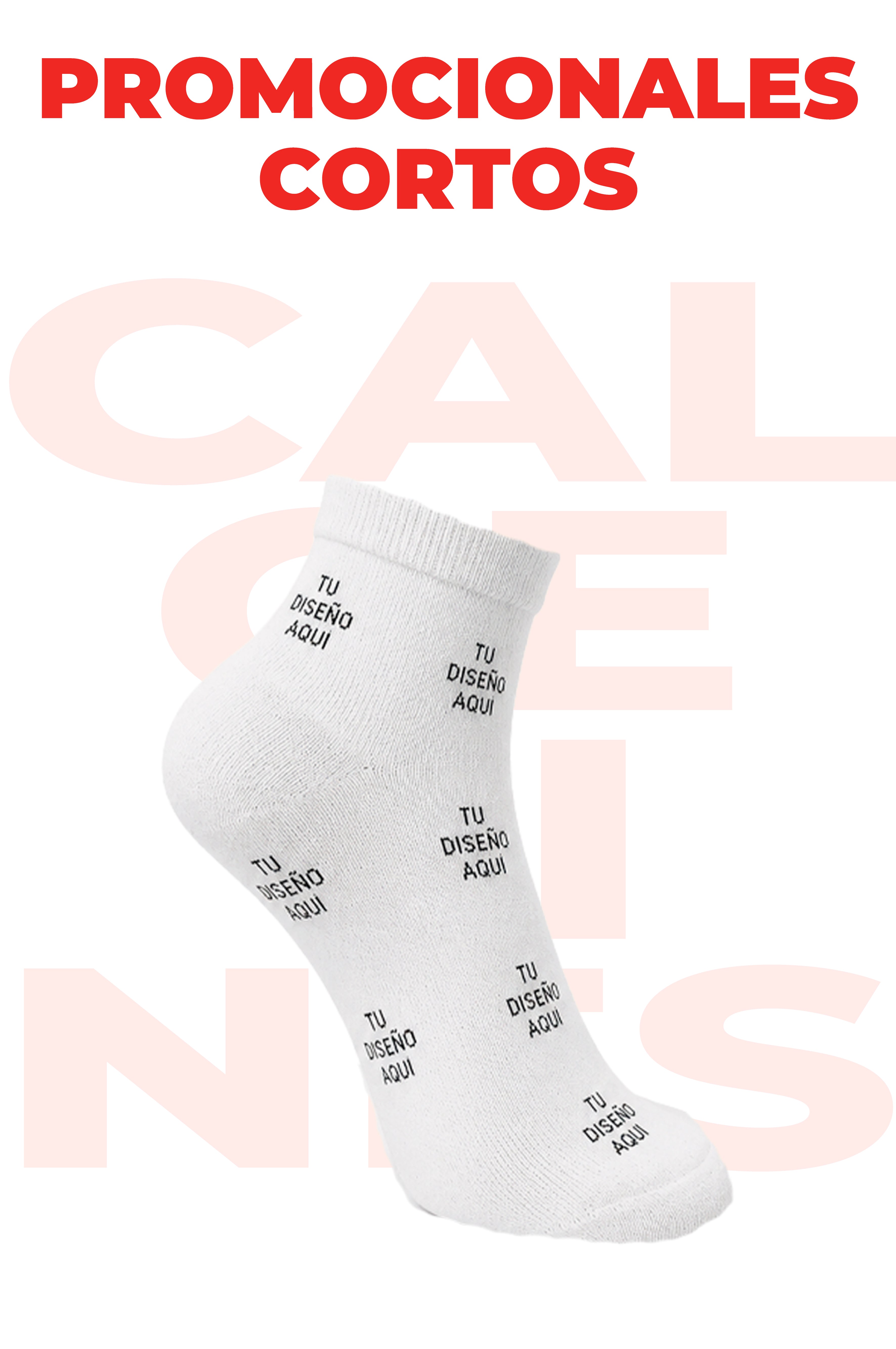 Calcetines Promocionales Cortos Personalizados